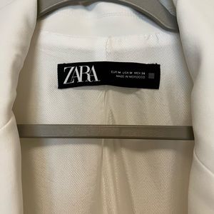 Zara White Blazer